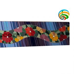 Ondas Mosaico Camino Flores
