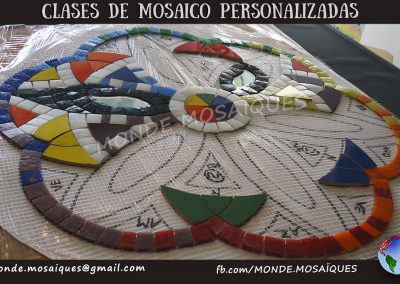 mandala con venecitas y azulejos