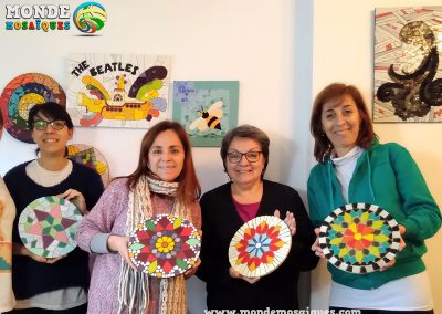 Taller de mandalas en mosaico