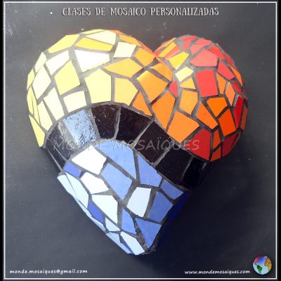 mosaico 3d sobre telgopor