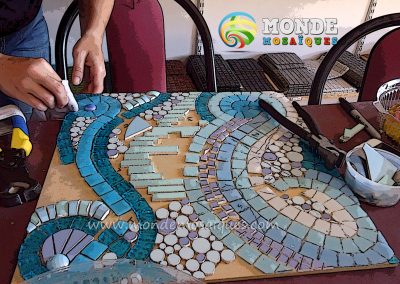 mosaico andamento organico y fluido