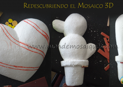 mosaiquismo 3D soportes