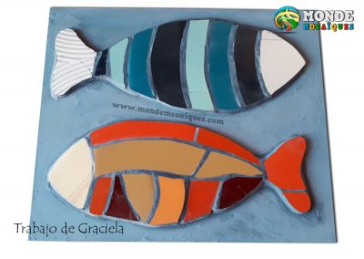peces azulejos colores
