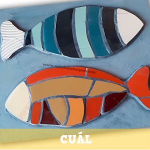 peces paleta de colores calidos y frios