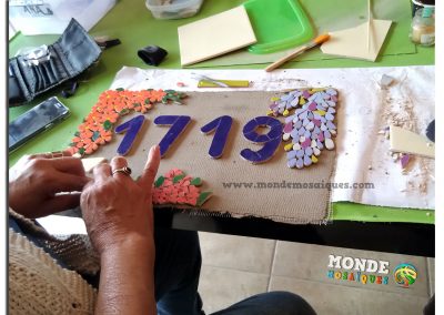 carteleria en mosaico