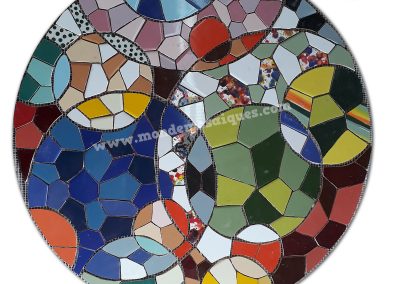 mosaico sobre malla circulo