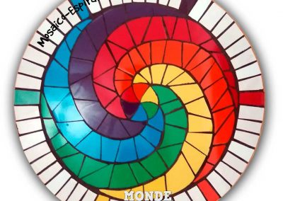 espirales en mosaico