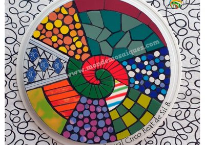 Taller de espirales en mosaico