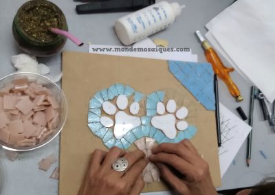 Taller de Andamentos en mosaico