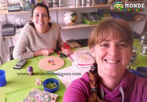 taller espirales en mosaico