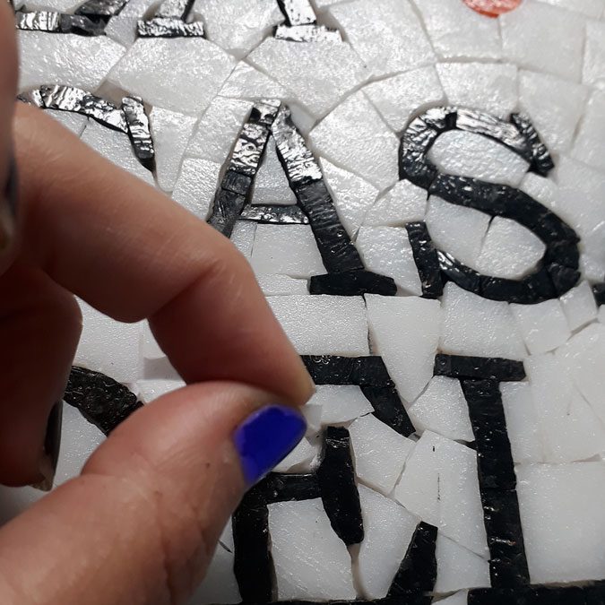 Cartelería en mosaico
