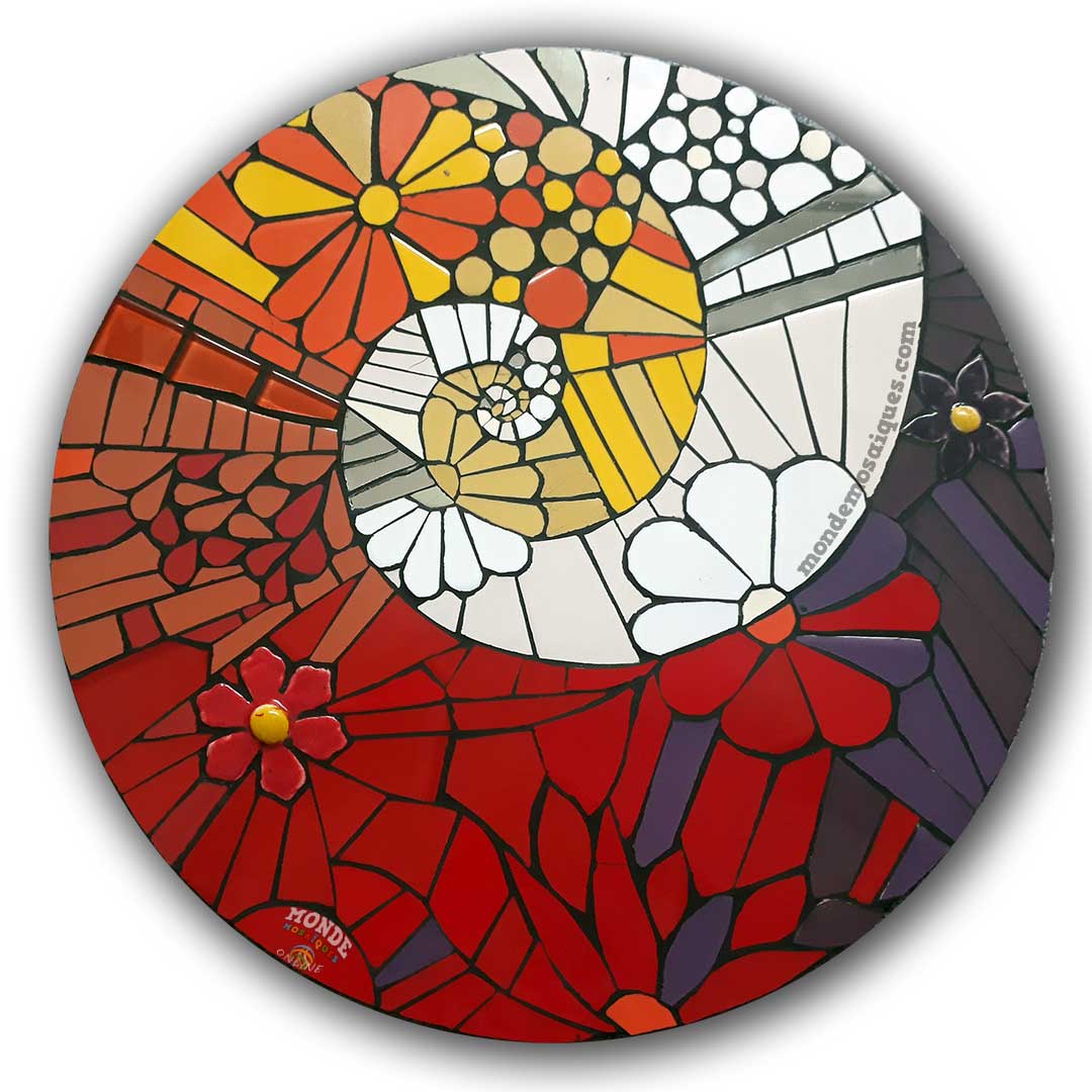 Mi proyecto del curso: Mosaicos contemporáneos: crea motivos florales con  teselas